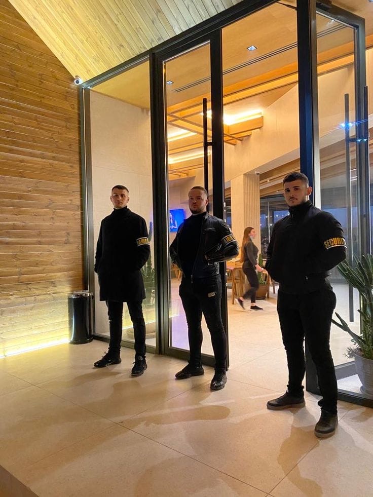 Noble Shield door supervisors at venue entrance