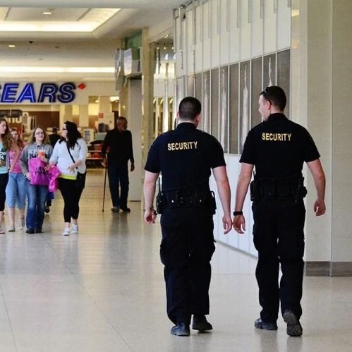 Noble Shield retail security officers patrolling shopping centre